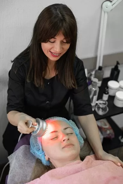 Facial laser treatment